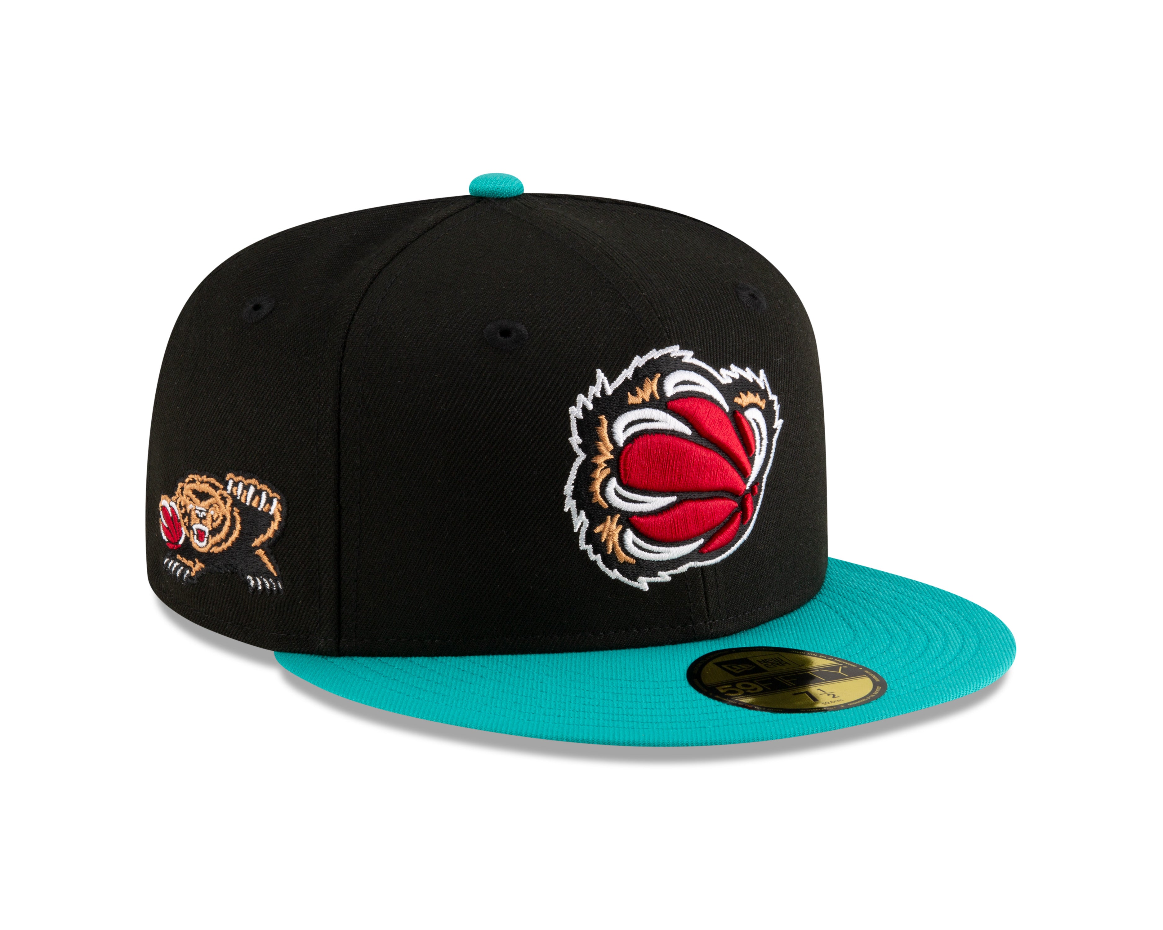 New Era - NBA Classics - 59FIFTY Fitted - PAW - Memphis Grizzlies - Black/Teal - Headz Up 