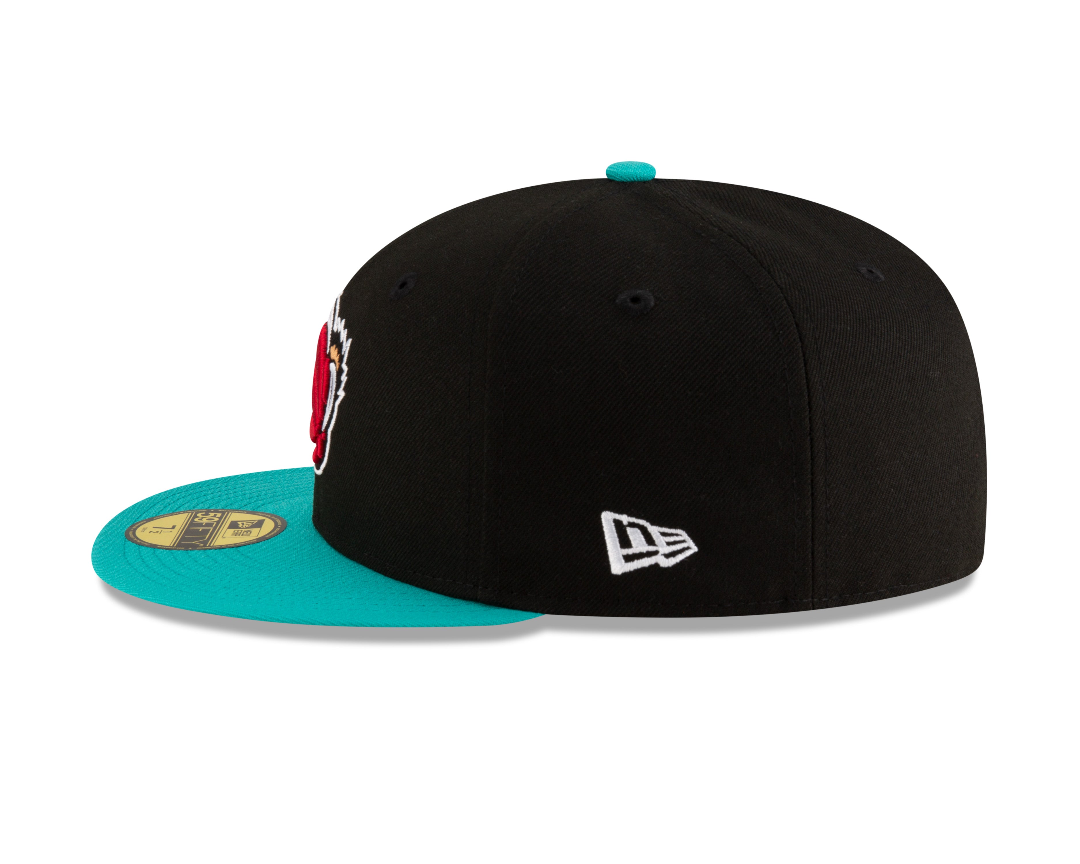 New Era - NBA Classics - 59FIFTY Fitted - PAW - Memphis Grizzlies - Black/Teal - Headz Up 