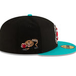 New Era - NBA Classics - 59FIFTY Fitted - PAW - Memphis Grizzlies - Black/Teal - Headz Up 