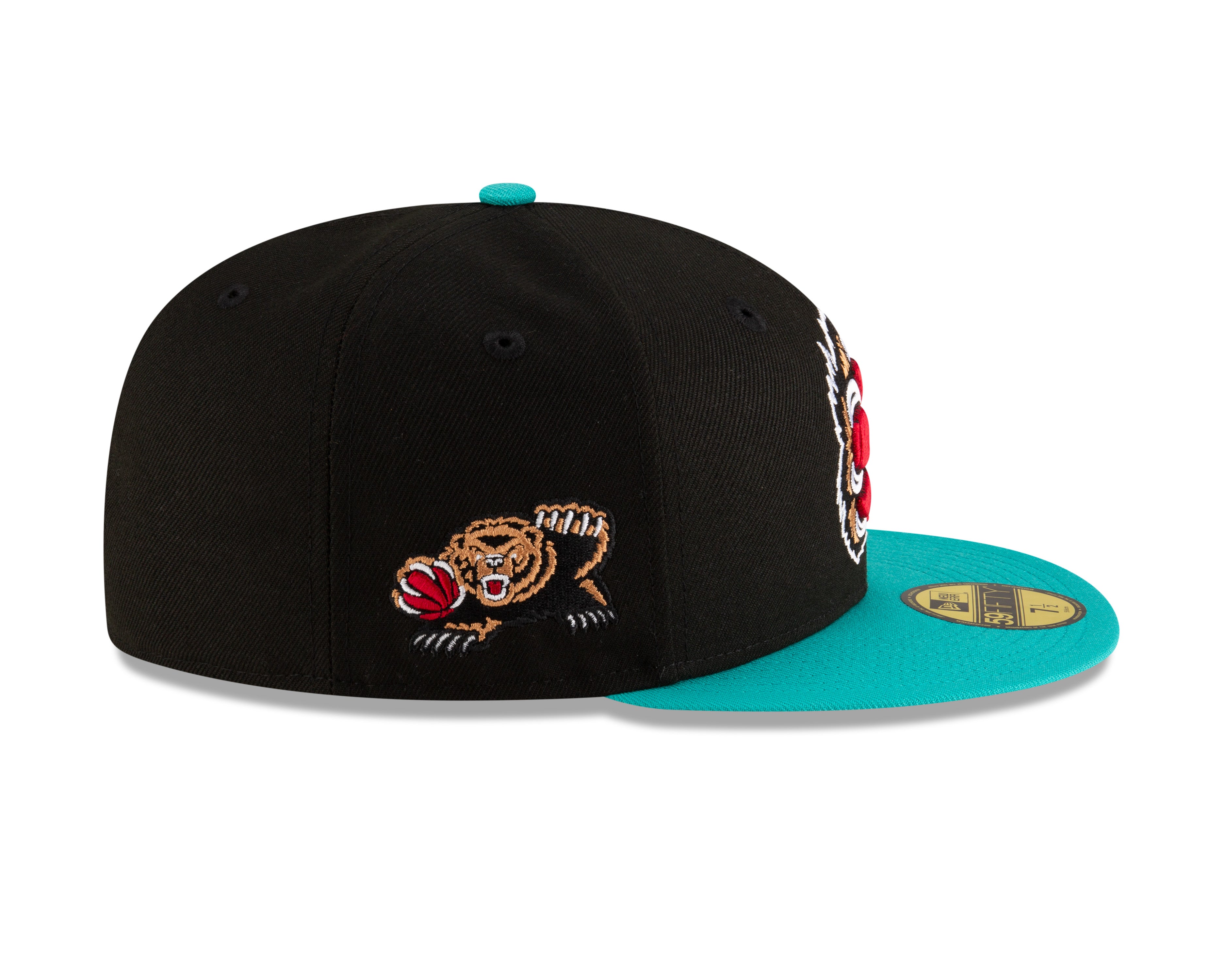 New Era - NBA Classics - 59FIFTY Fitted - PAW - Memphis Grizzlies - Black/Teal - Headz Up 
