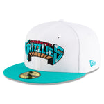 New Era - NBA Classics - 59FIFTY Fitted - Memphis Grizzlies - White/Teal - Headz Up 