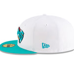 New Era - NBA Classics - 59FIFTY Fitted - Memphis Grizzlies - White/Teal - Headz Up 