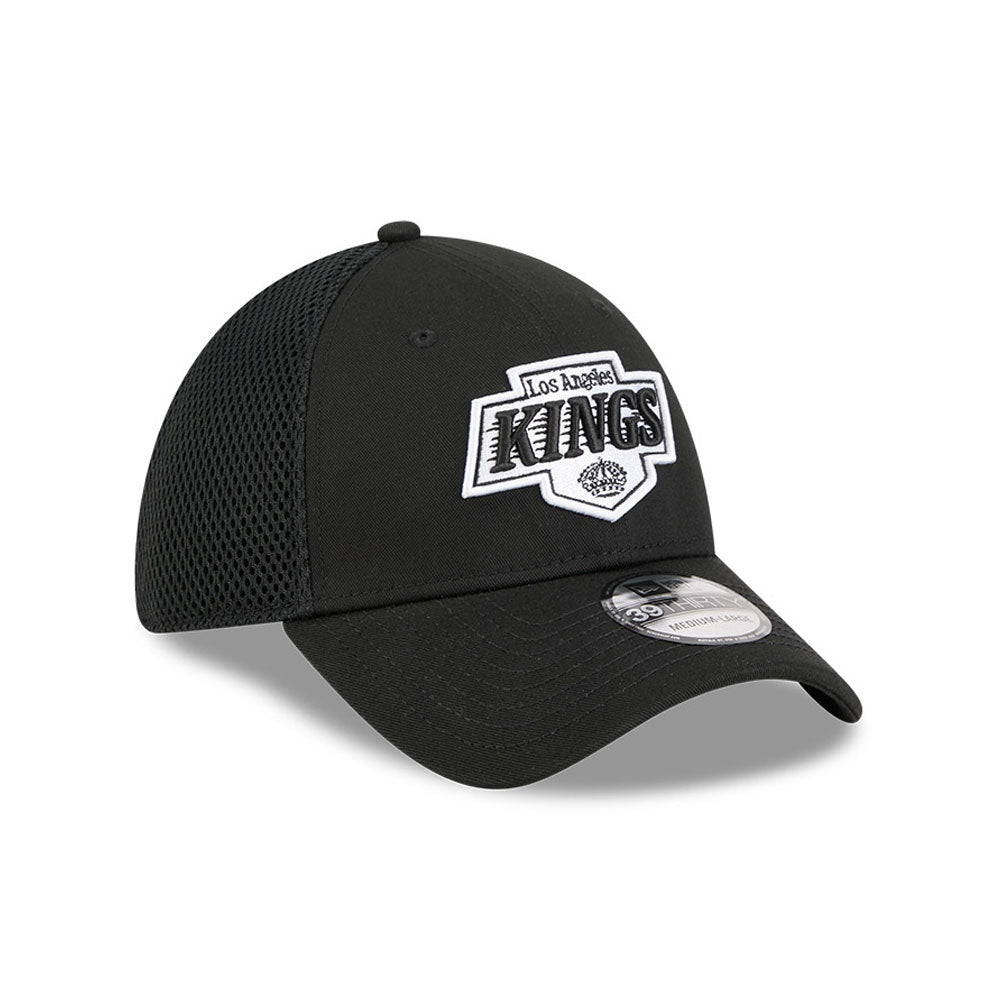 New Era - Los Angeles Kings - MLB Evergreen Neo - 39THIRTY Stretch Fit Cap - Black - Headz Up 