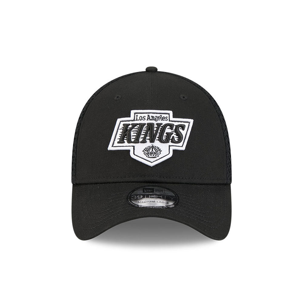 New Era - Los Angeles Kings - MLB Evergreen Neo - 39THIRTY Stretch Fit Cap - Black - Headz Up 