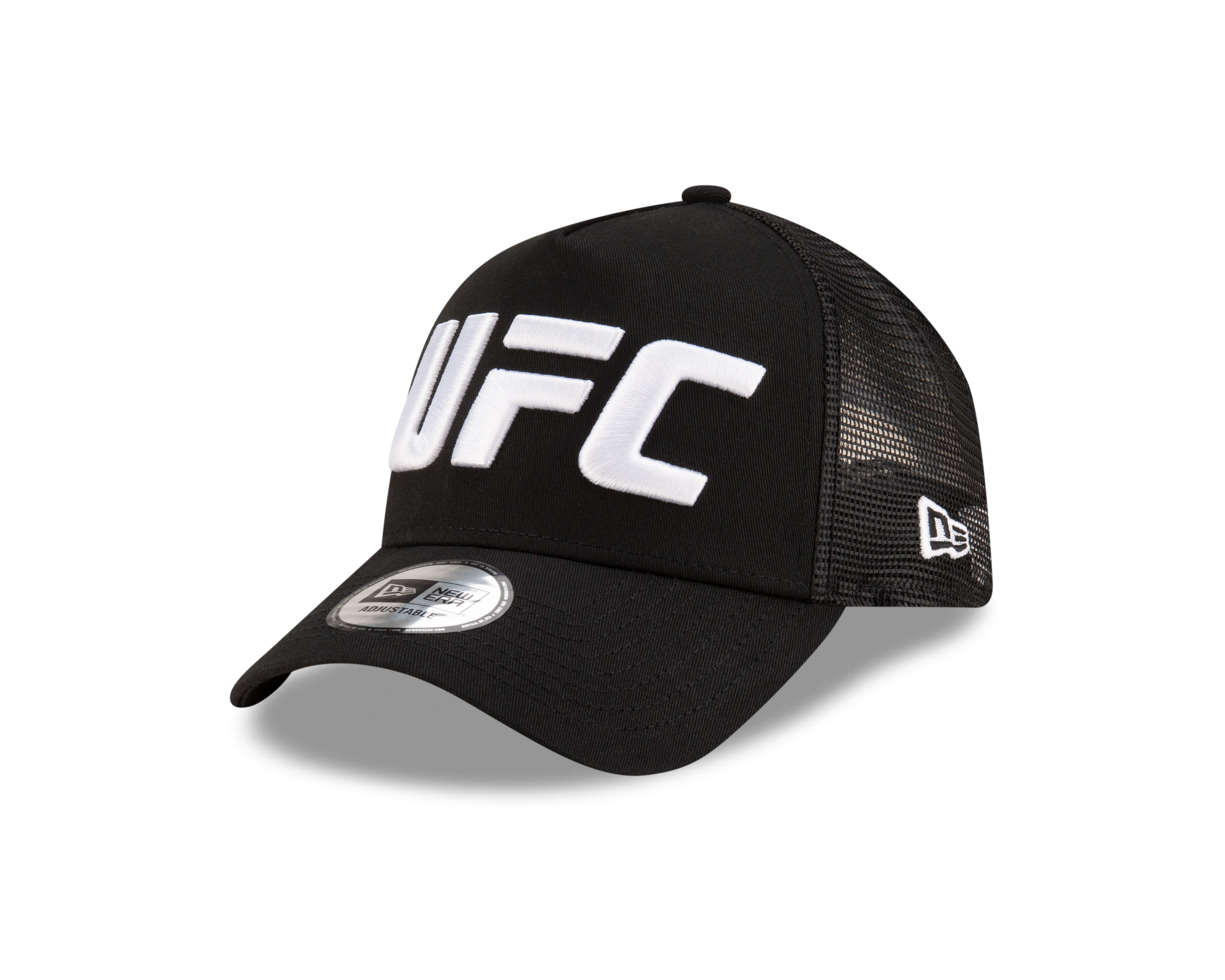 New Era - E-Frame Trucker - UFC Core - Black/White - Headz Up 