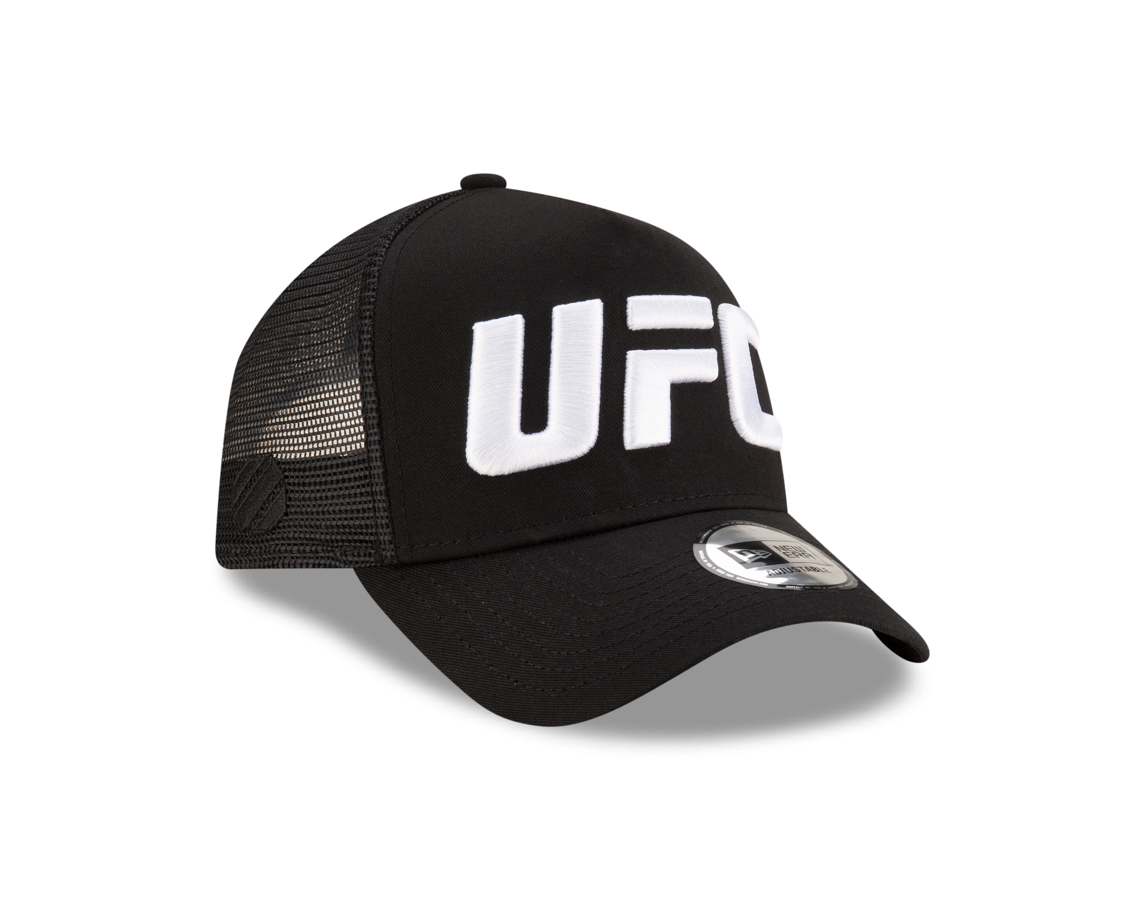 New Era - E-Frame Trucker - UFC Core - Black/White - Headz Up 
