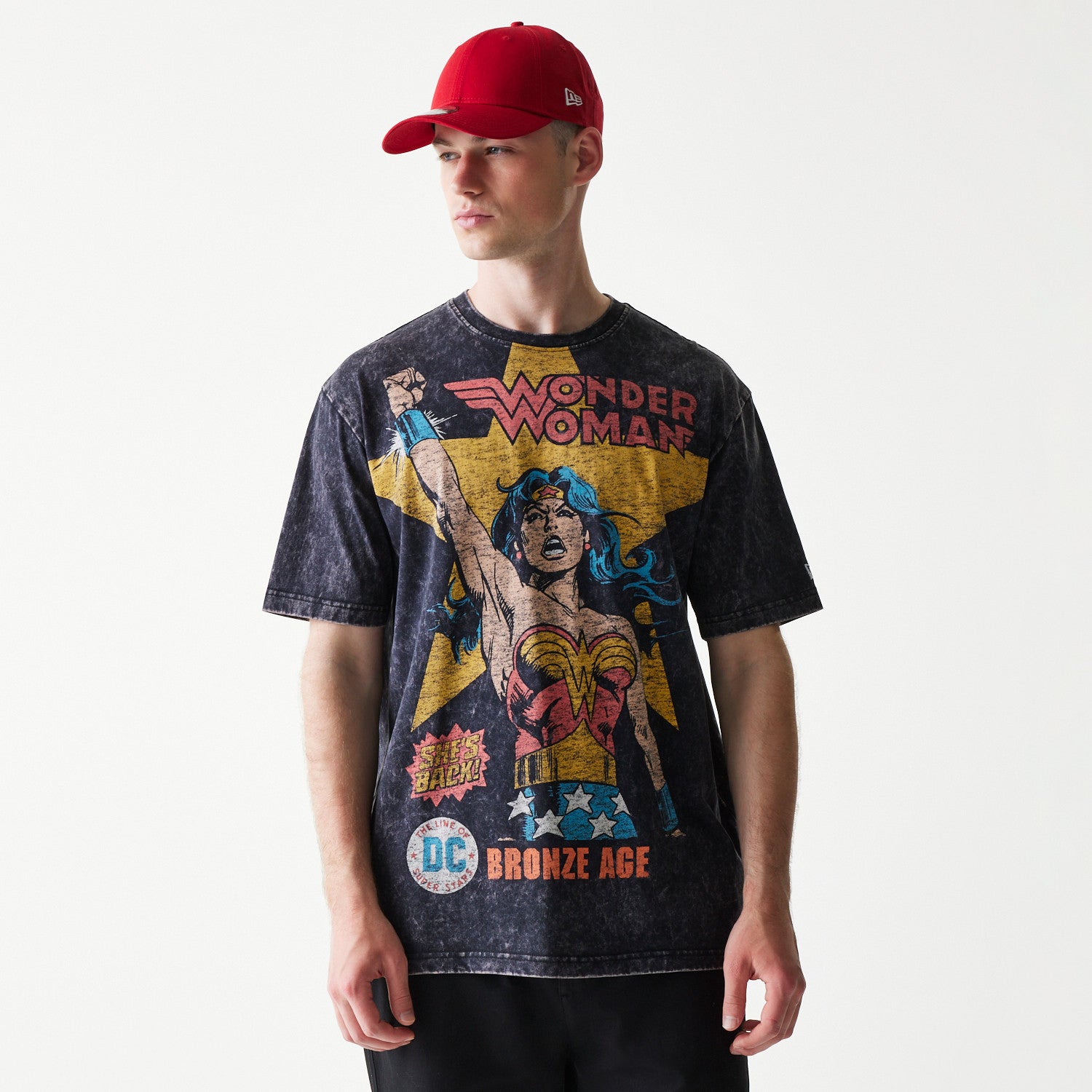 New Era - DC Anniversary - WONDER WOMAN - T-Shirt - Black - Headz Up 