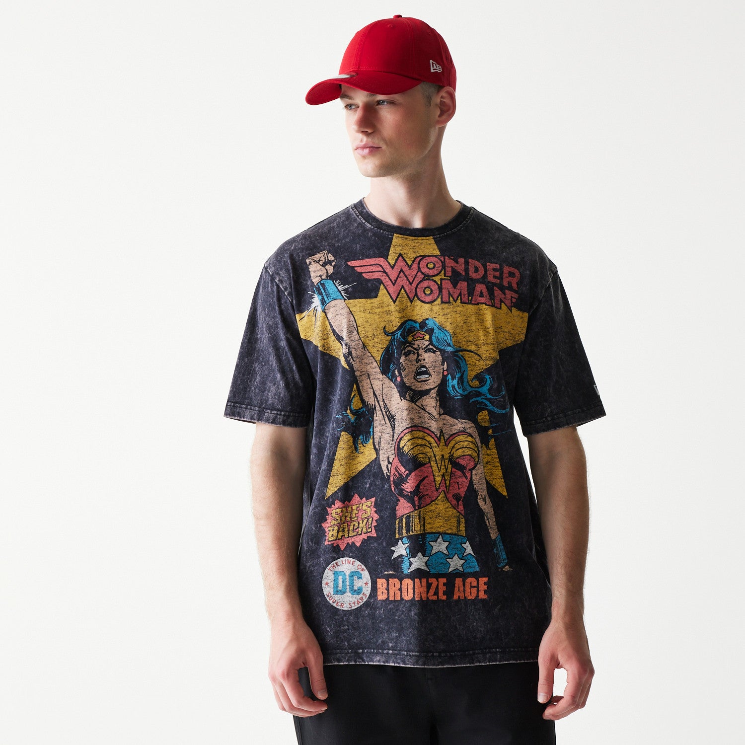New Era - DC Anniversary - WONDER WOMAN - T-Shirt - Black - Headz Up 