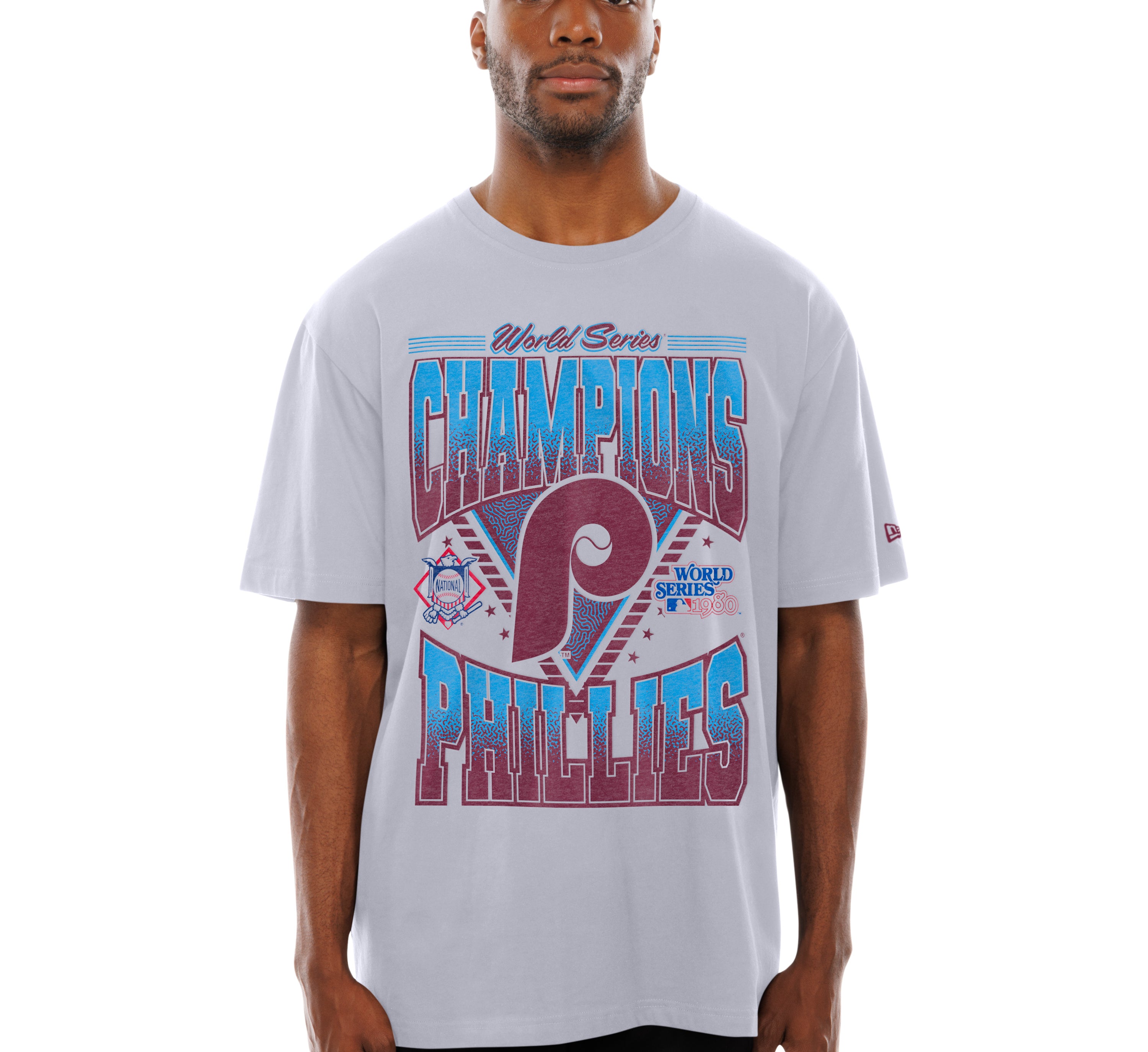 New Era - Sport Classics Washed Optic White T-Shirt - Philadelphia Phillies - Headz Up 