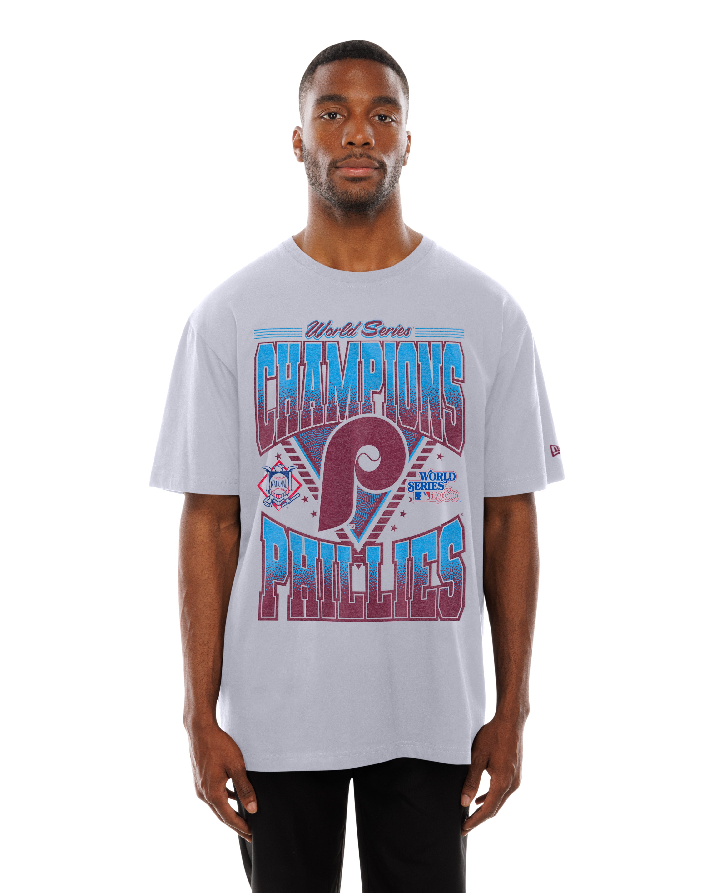 New Era - Sport Classics Washed Optic White T-Shirt - Philadelphia Phillies - Headz Up 