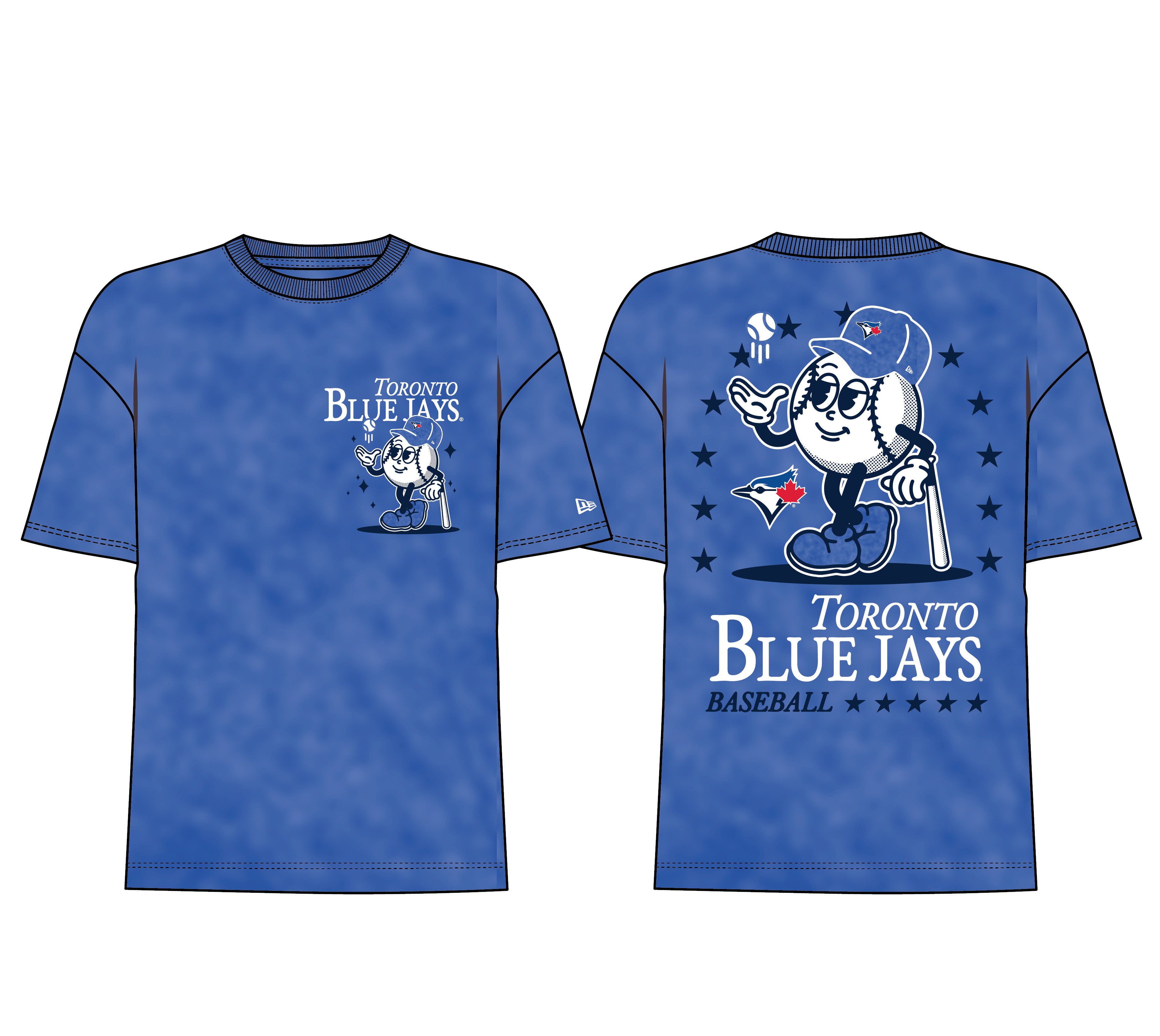 New Era - MLB Character Blue T-Shirt - Toronto Blue Jays - Headz Up 