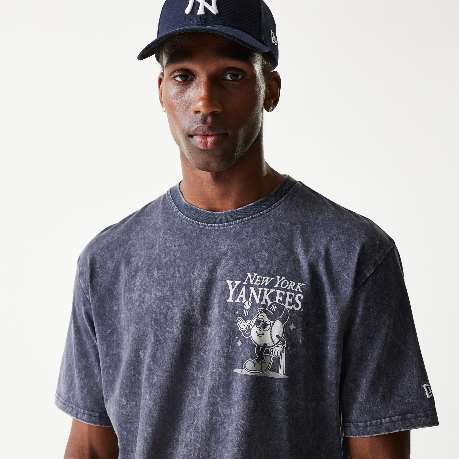 New Era - MLB Character Navy T-Shirt - New York Yankees - Headz Up 