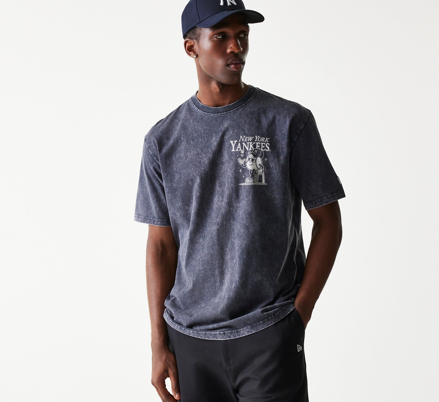 New Era - MLB Character Navy T-Shirt - New York Yankees - Headz Up 