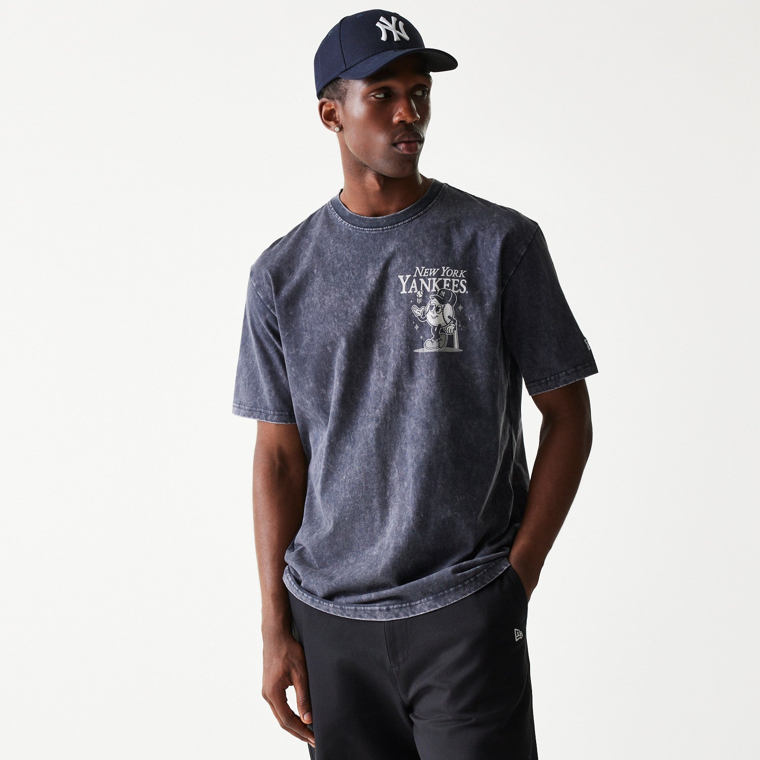 New Era - MLB Character Navy T-Shirt - New York Yankees - Headz Up 