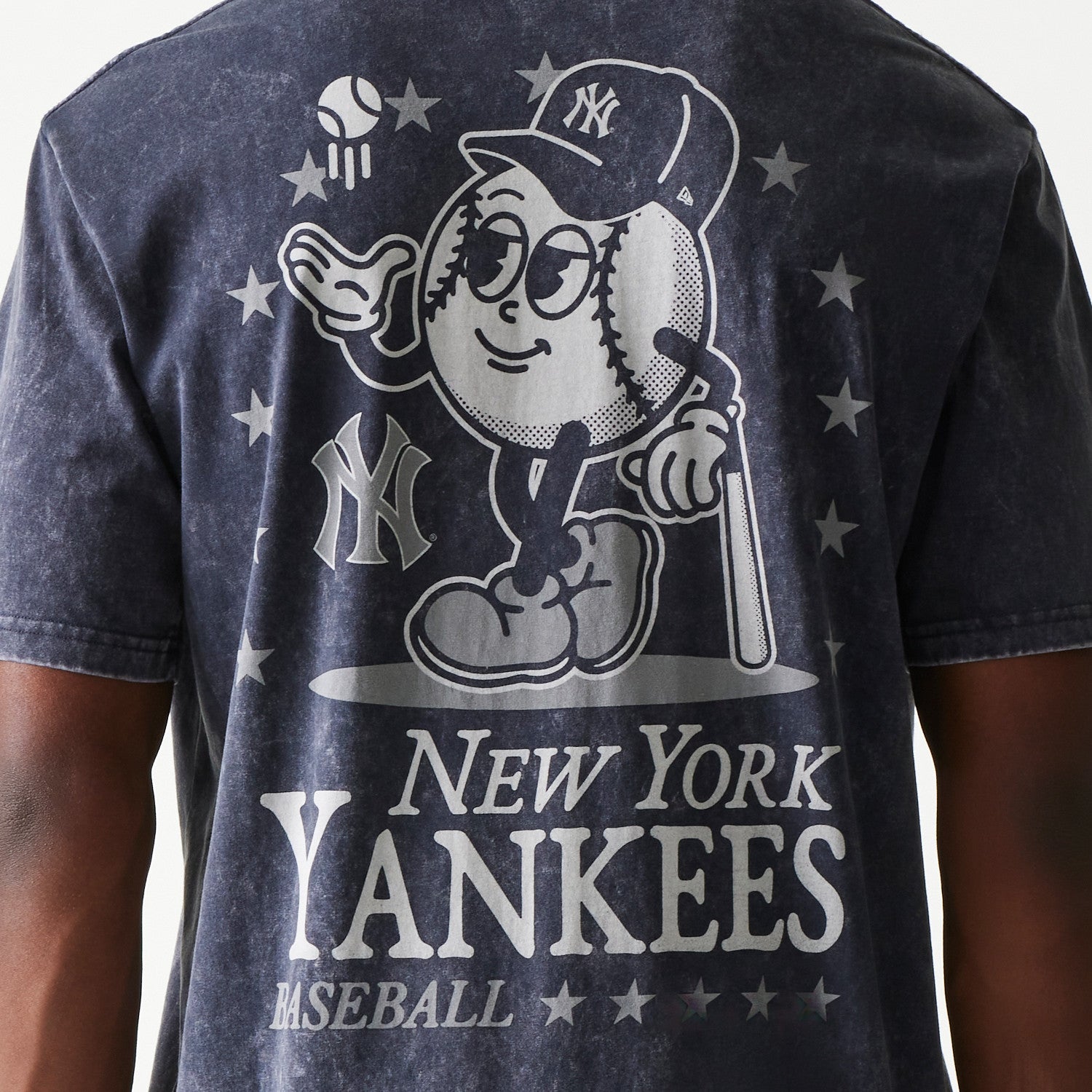 New Era - MLB Character Navy T-Shirt - New York Yankees - Headz Up 