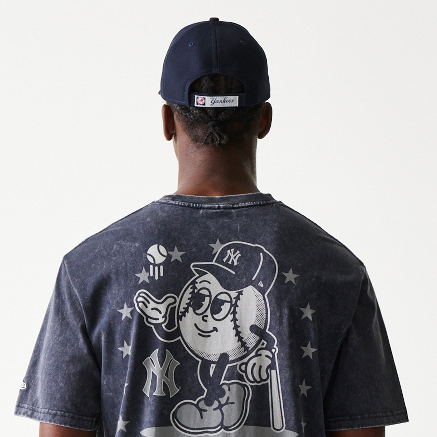 New Era - MLB Character Navy T-Shirt - New York Yankees - Headz Up 