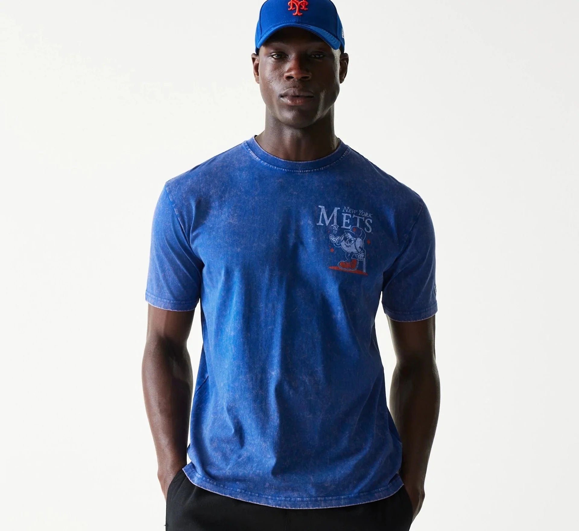 New Era - MLB Character Blue T-Shirt - New York Mets - Headz Up 