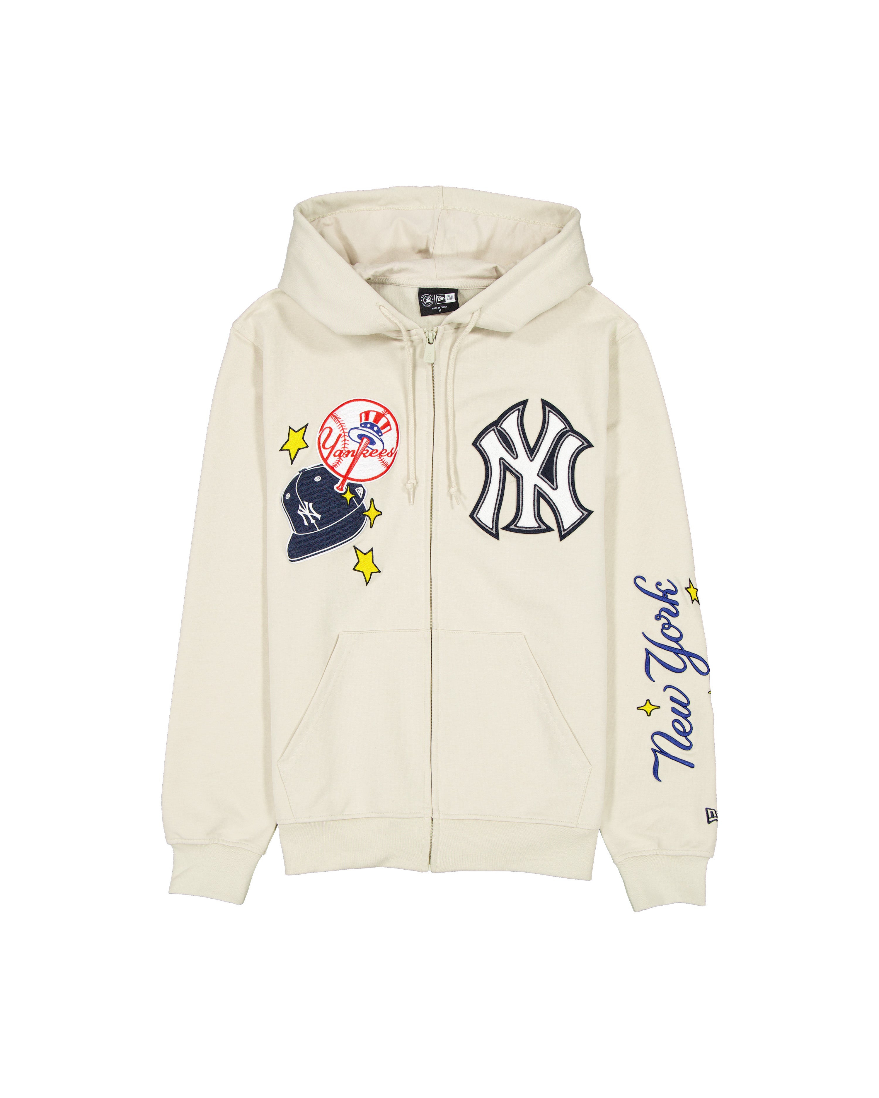 New Era - Stone Logo Select Full-Zip Hoodie - New York Yankees - Headz Up 