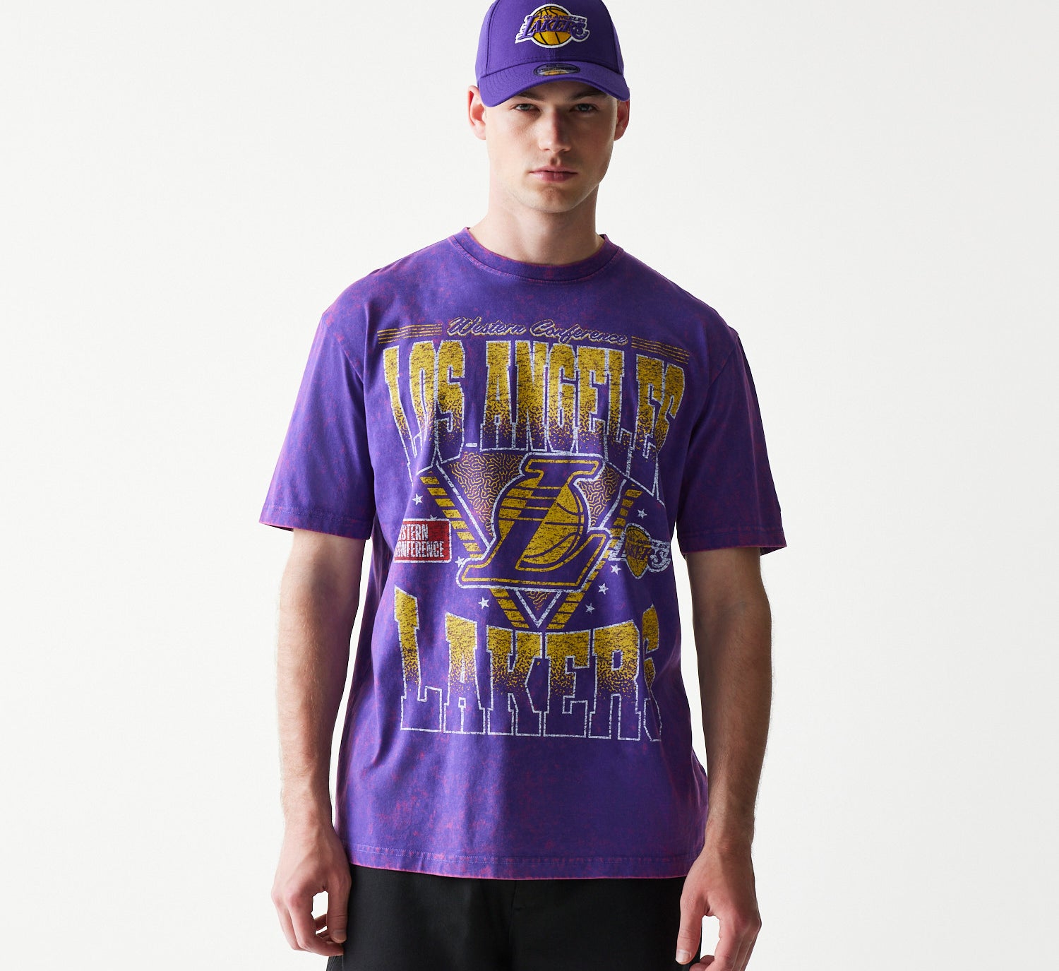 New Era - LA Lakers NBA Sport Classic Purple T-Shirt - Headz Up 