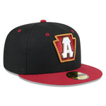 New Era - 59FIFTY Fitted - MiLB - Altoona Curve - Black/Maroon - Headz Up 