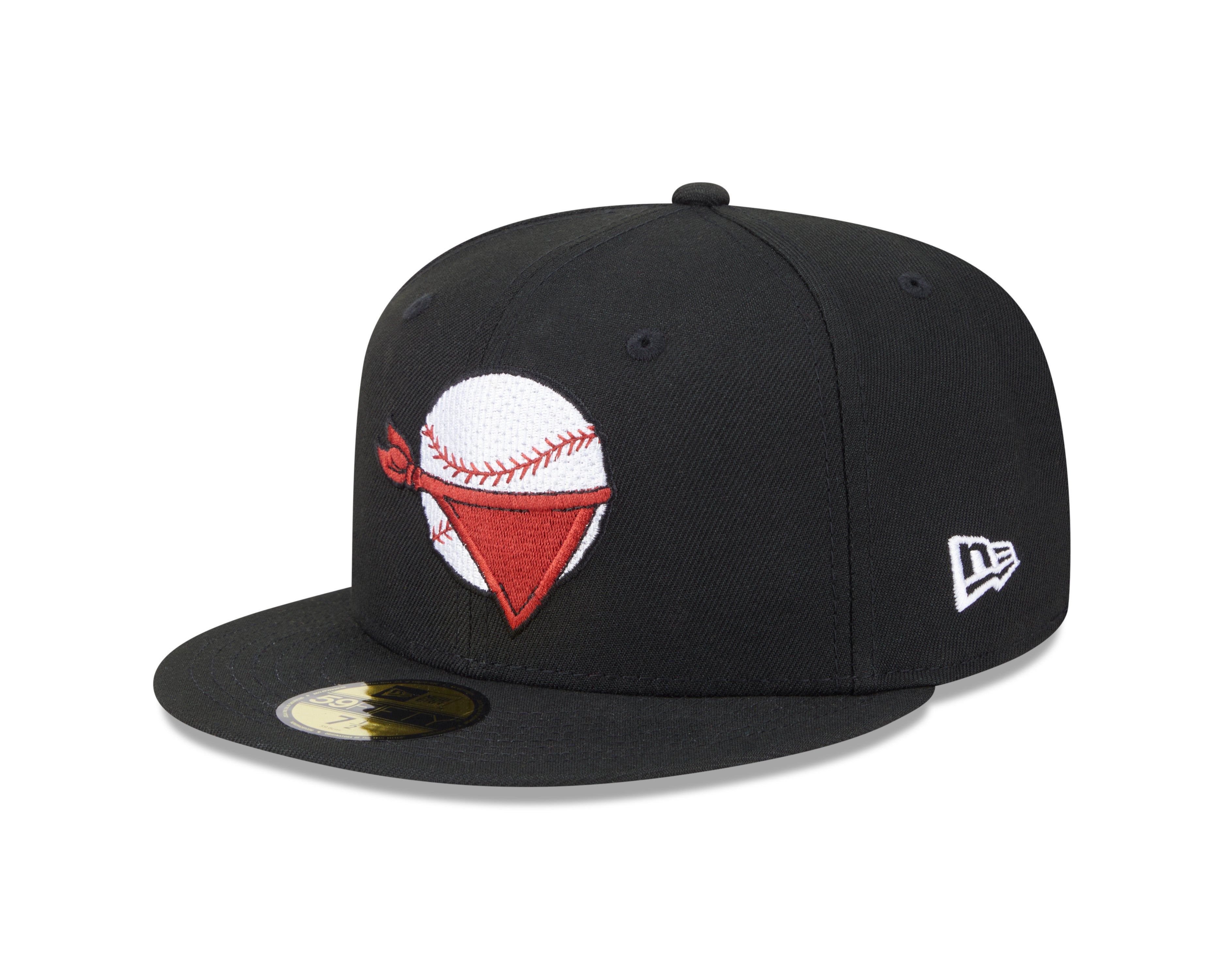 New Era - 59fifty Fitted - MiLB - AC Perf - Quad City River Bandits - Black - Headz Up 