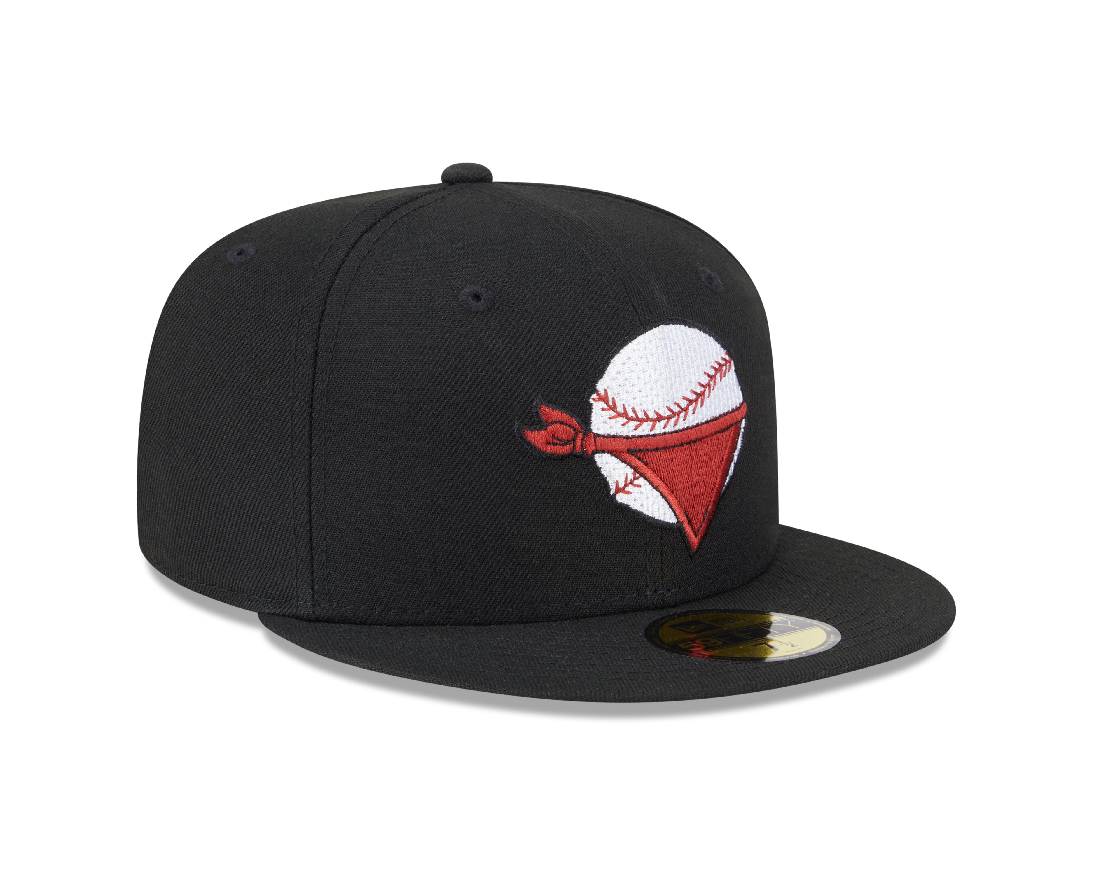 New Era - 59fifty Fitted - MiLB - AC Perf - Quad City River Bandits - Black - Headz Up 