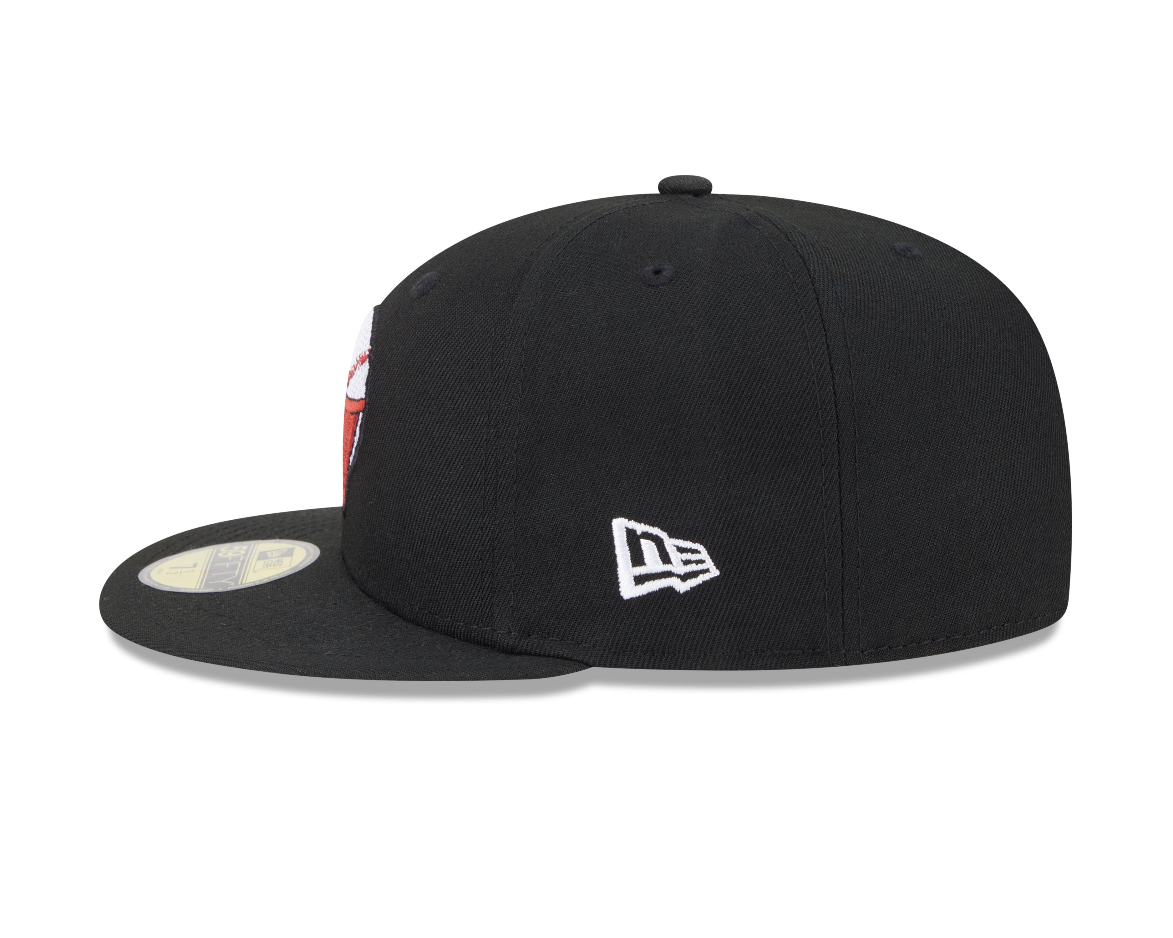New Era - 59fifty Fitted - MiLB - AC Perf - Quad City River Bandits - Black - Headz Up 