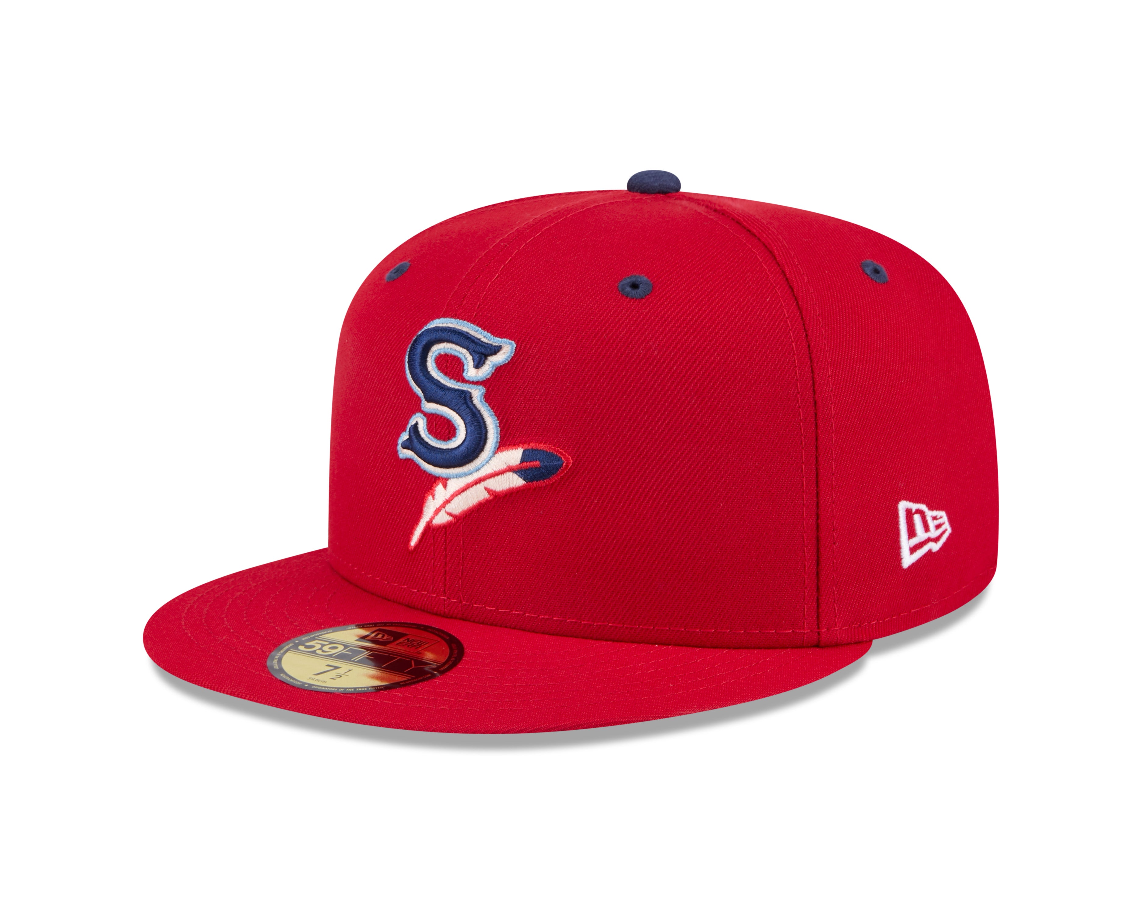 New Era - 59fifty Fitted - MiLB - AC Perf - Spokane Indians - Scarlet - Headz Up 