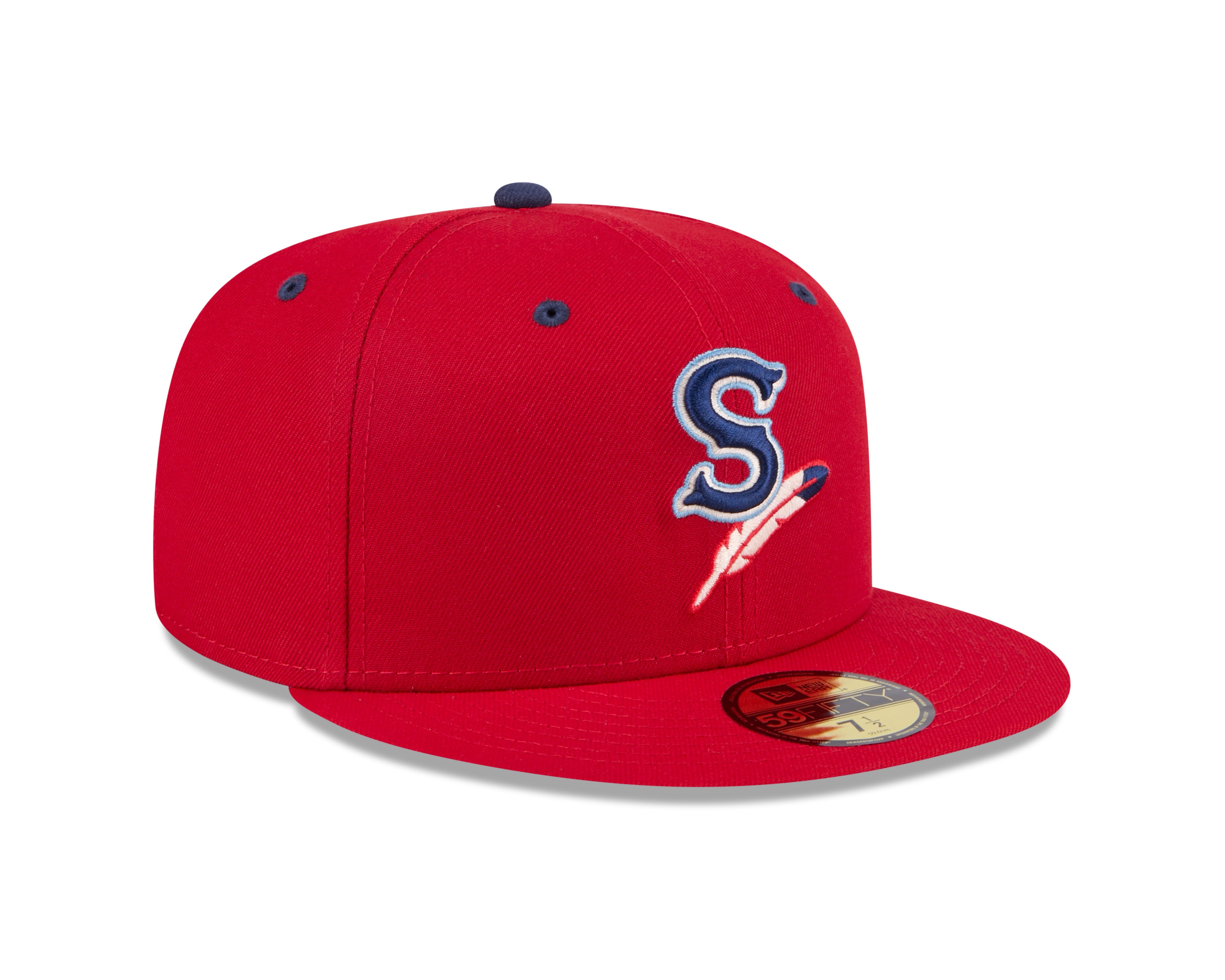 New Era - 59fifty Fitted - MiLB - AC Perf - Spokane Indians - Scarlet - Headz Up 