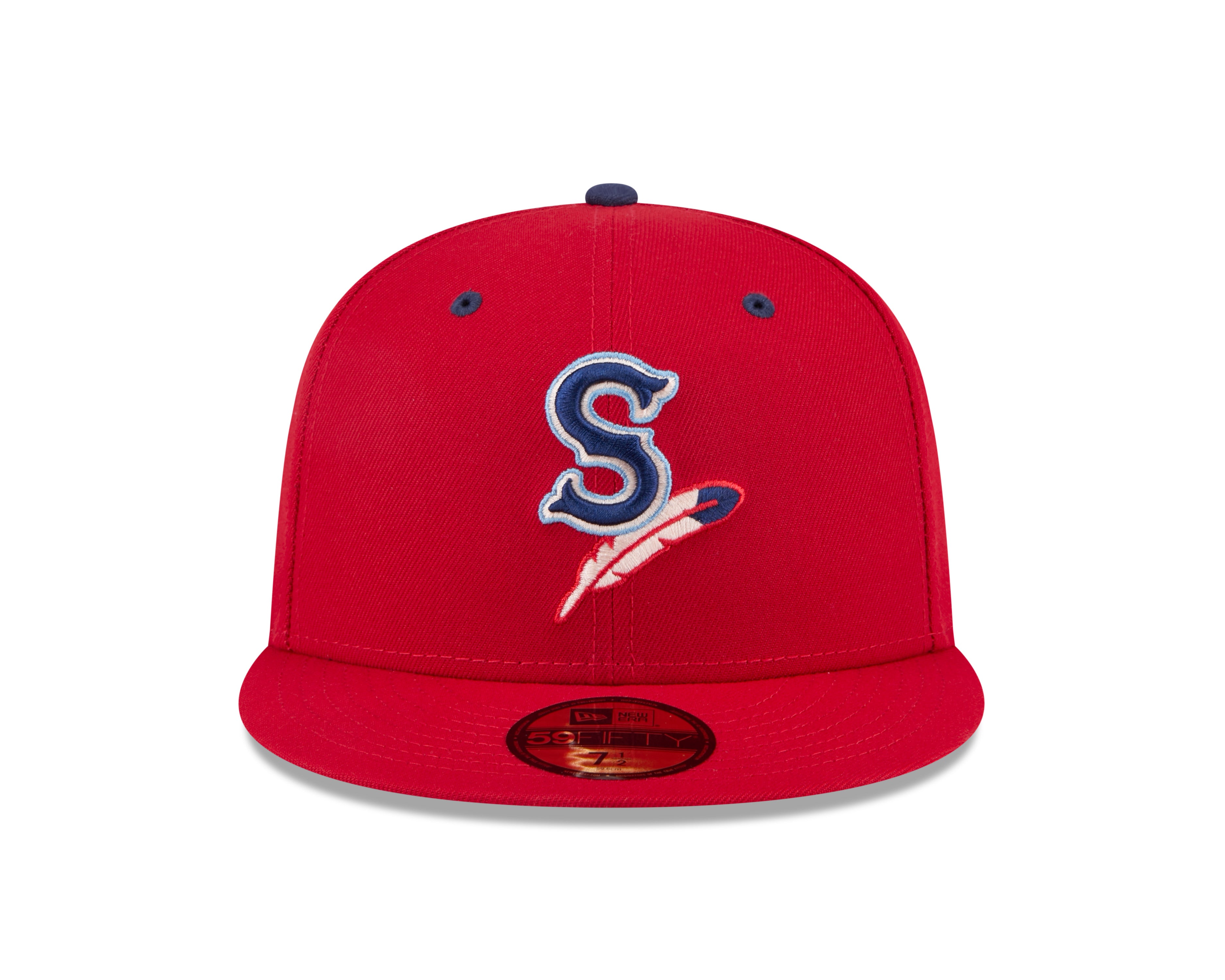New Era - 59fifty Fitted - MiLB - AC Perf - Spokane Indians - Scarlet - Headz Up 