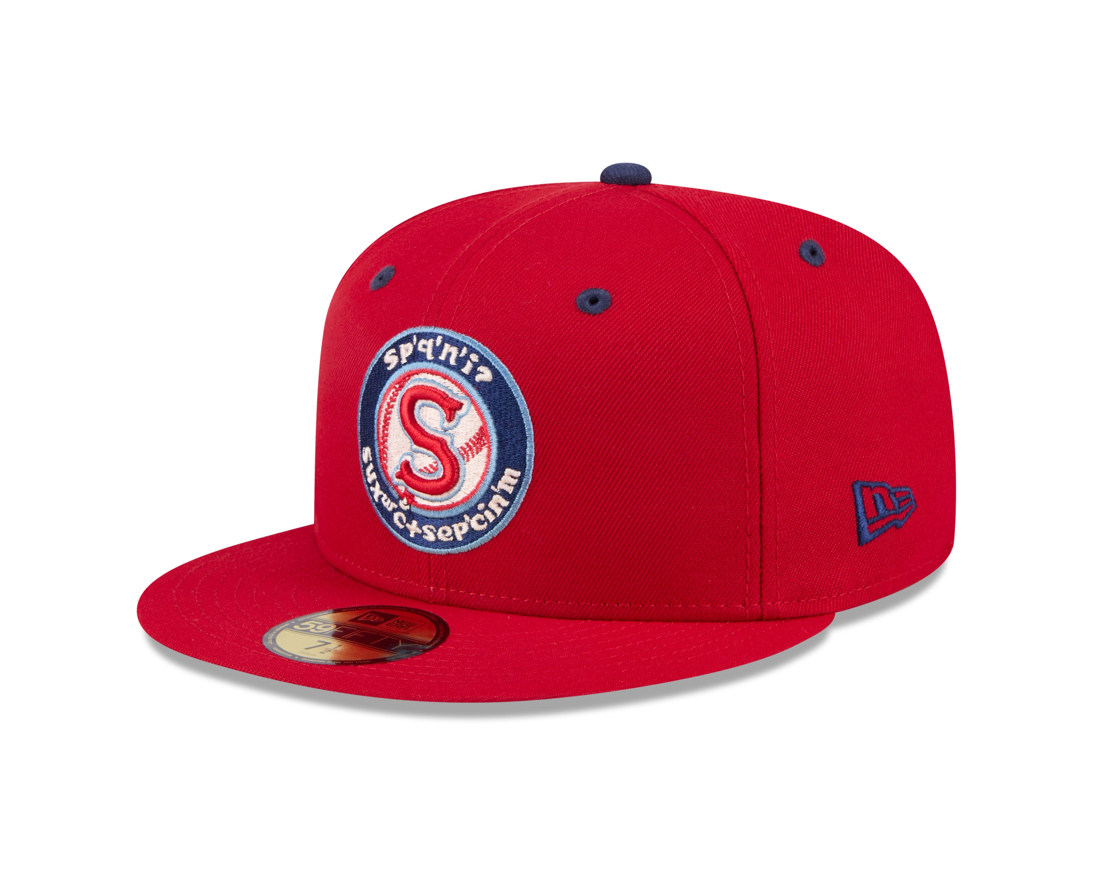 New Era - 59fifty Fitted - MiLB - AC Perf - Spokane Indians - ALTERNATE - Scarlet - Headz Up 