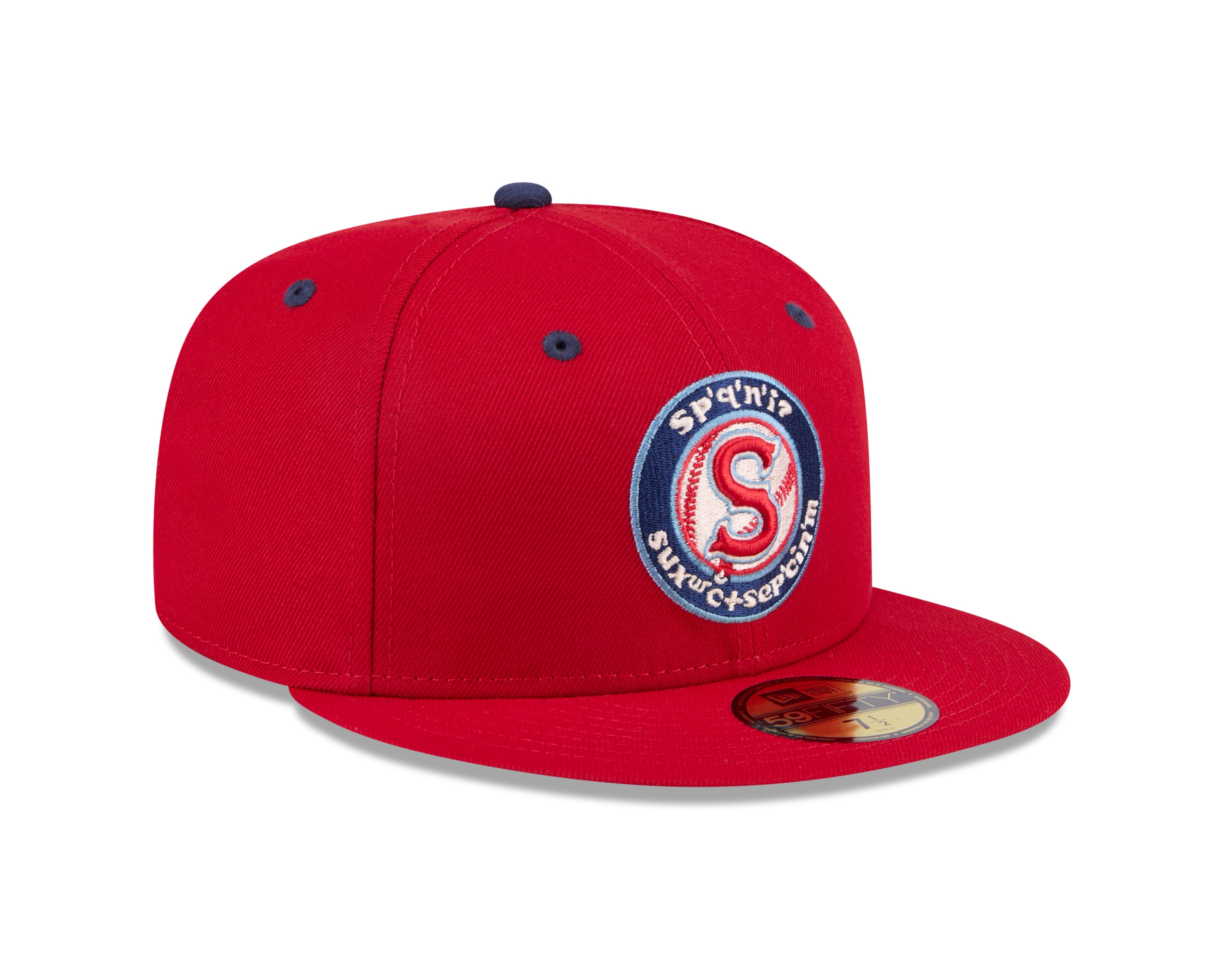 New Era - 59fifty Fitted - MiLB - AC Perf - Spokane Indians - ALTERNATE - Scarlet - Headz Up 