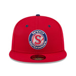 New Era - 59fifty Fitted - MiLB - AC Perf - Spokane Indians - ALTERNATE - Scarlet - Headz Up 