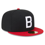 New Era - 59fifty Fitted - MiLB - AC Perf - Birmingham Barons - ALTERNATE - Black/Red - Headz Up 