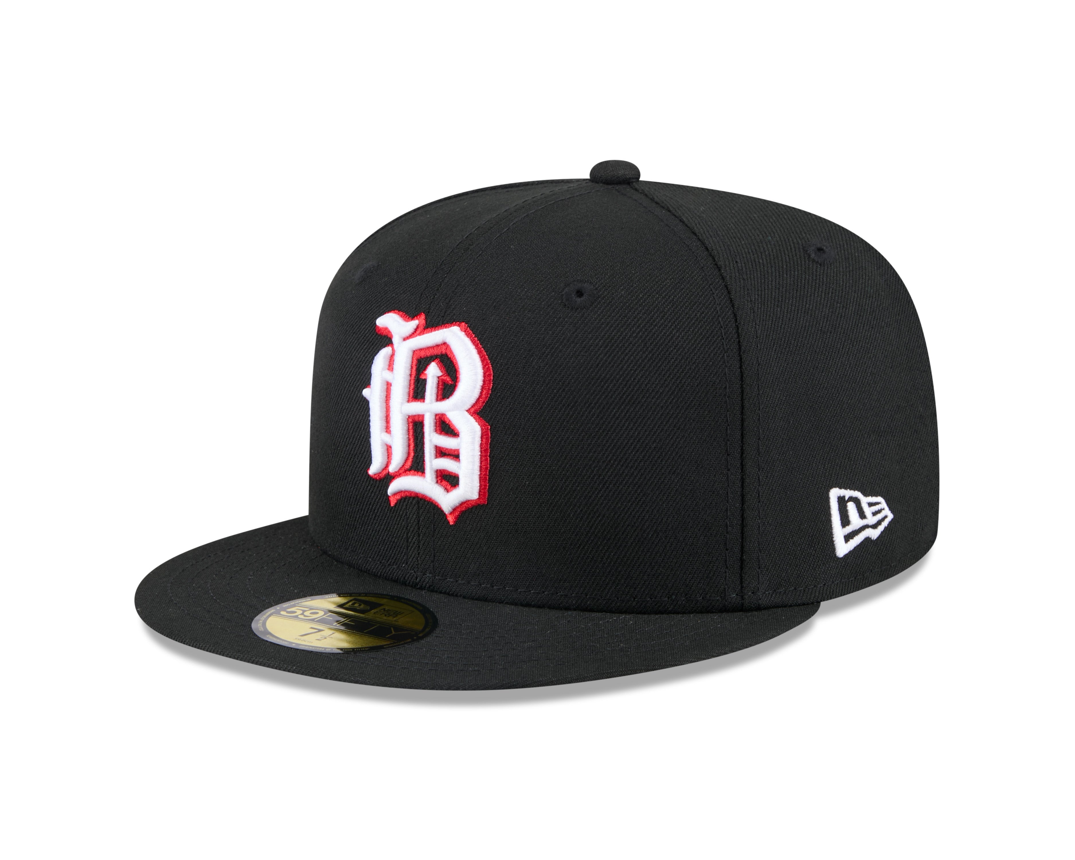 New Era - 59fifty Fitted - MiLB - AC Perf - Birmingham Barons - Black - Headz Up 