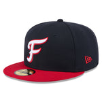 New Era - 59fifty Fitted - MiLB - AC Perf - Fredericksburg Nationals - Navy - Headz Up 