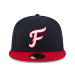 New Era - 59fifty Fitted - MiLB - AC Perf - Fredericksburg Nationals - Navy - Headz Up 