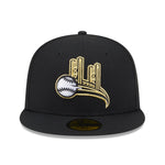 New Era - 59fifty Fitted - MiLB - AC Perf - Sacramento Rivercats - Black - Headz Up 