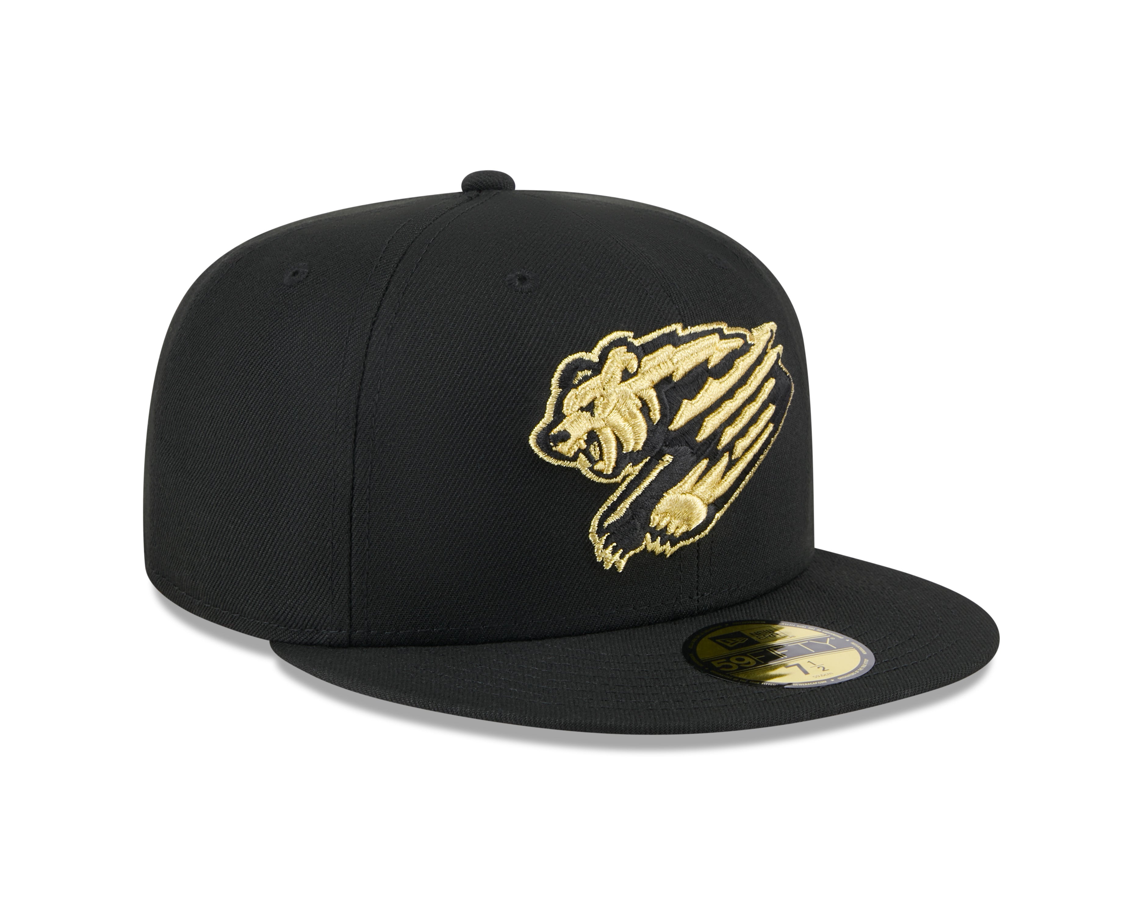 New Era - 59fifty Fitted - MiLB - AC Perf - Fresno Grizzlies - Black - Headz Up 