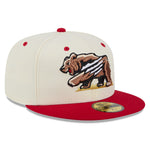New Era - 59fifty Fitted - MiLB - AC Perf - Fresno Grizzlies - White/Red - Headz Up 