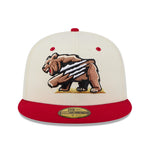 New Era - 59fifty Fitted - MiLB - AC Perf - Fresno Grizzlies - White/Red - Headz Up 