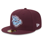 New Era - 59fifty Fitted - MiLB - AC Perf - Lehigh Valley Iron Pigs - Maroon - Headz Up 