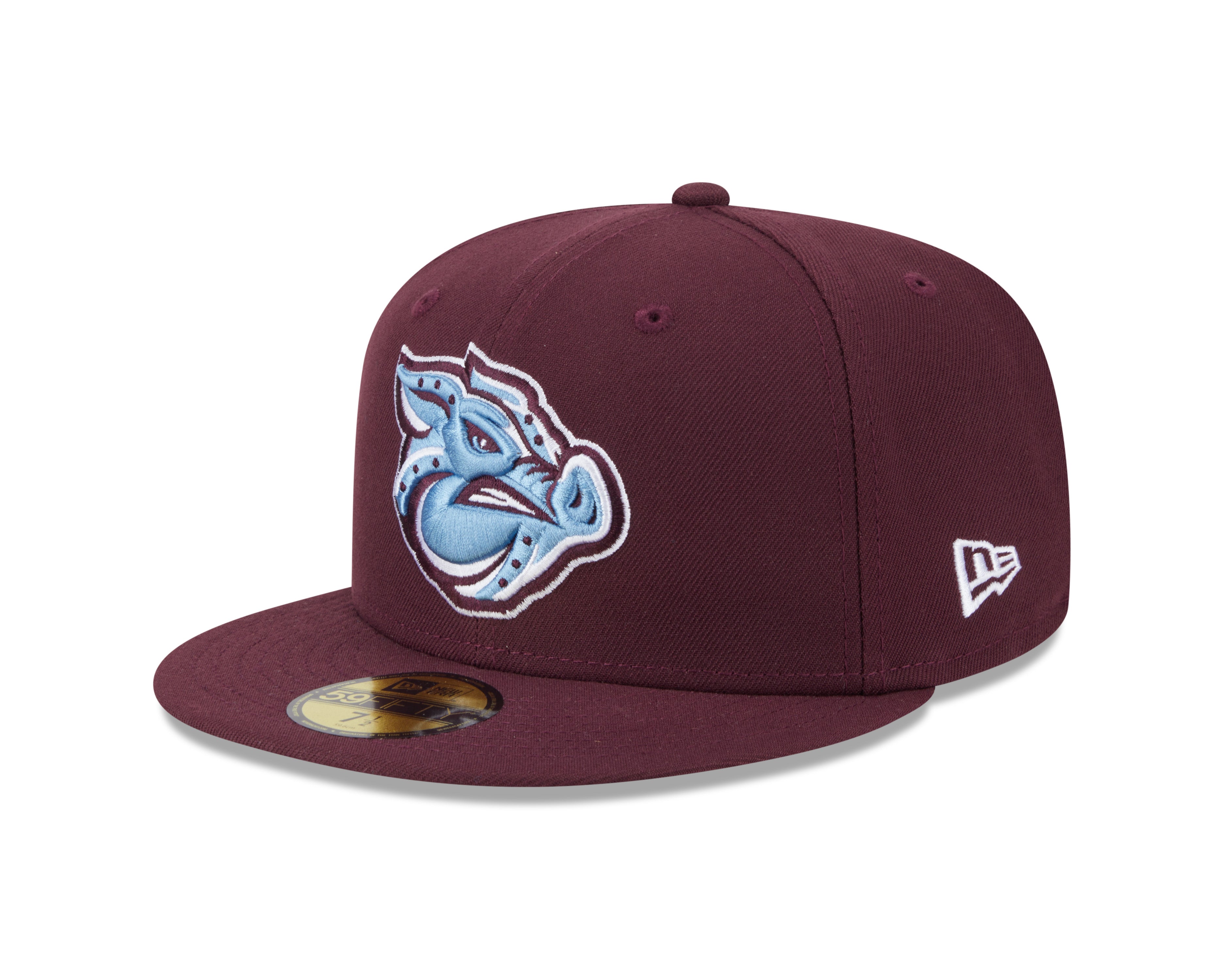 New Era - 59fifty Fitted - MiLB - AC Perf - Lehigh Valley Iron Pigs - Maroon - Headz Up 
