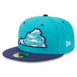 New Era - 59fifty Fitted - MiLB - AC Perf - Lynchburg Hill Cats - Teal - Headz Up 
