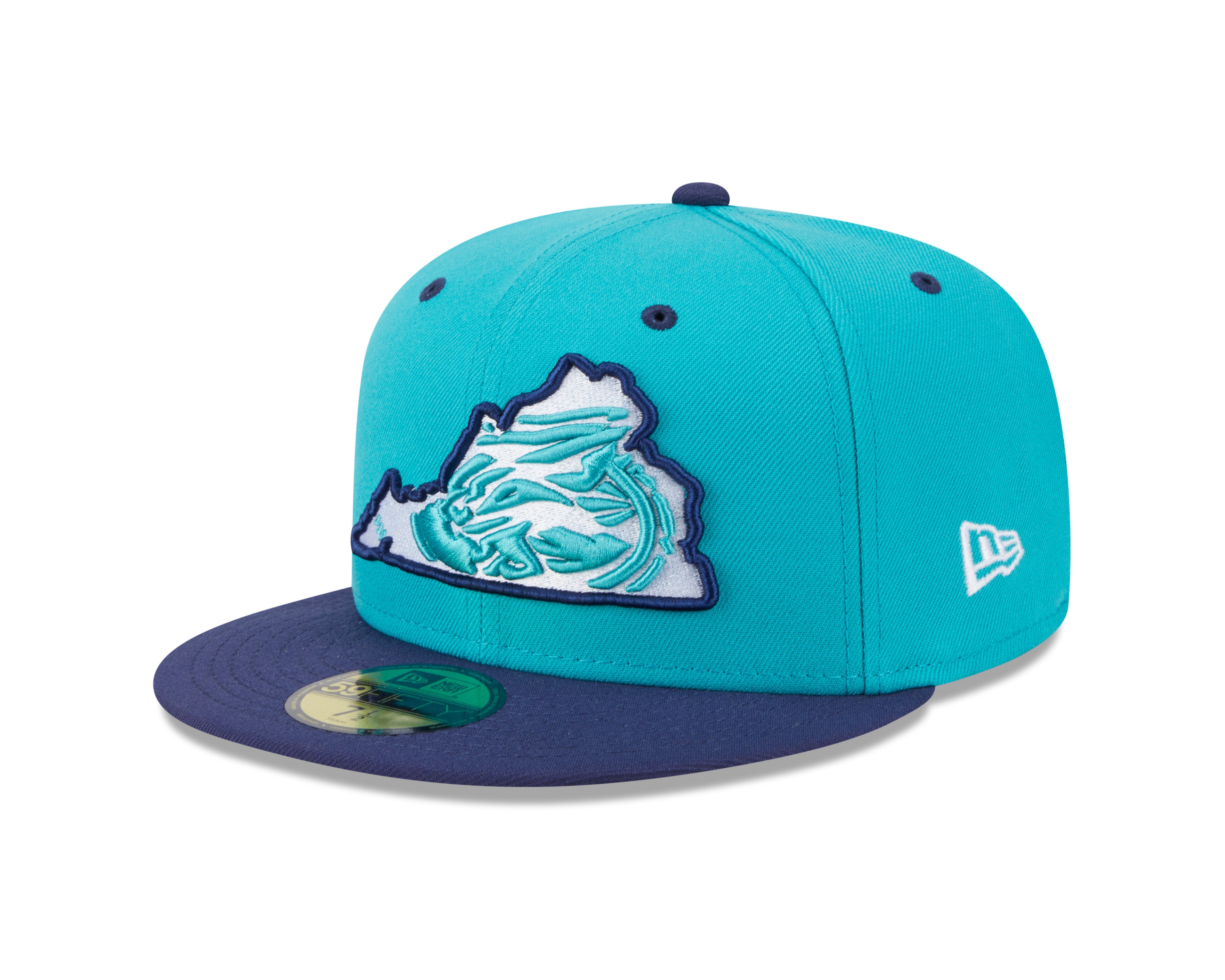 New Era - 59fifty Fitted - MiLB - AC Perf - Lynchburg Hill Cats - Teal - Headz Up 