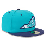 New Era - 59fifty Fitted - MiLB - AC Perf - Lynchburg Hill Cats - Teal - Headz Up 