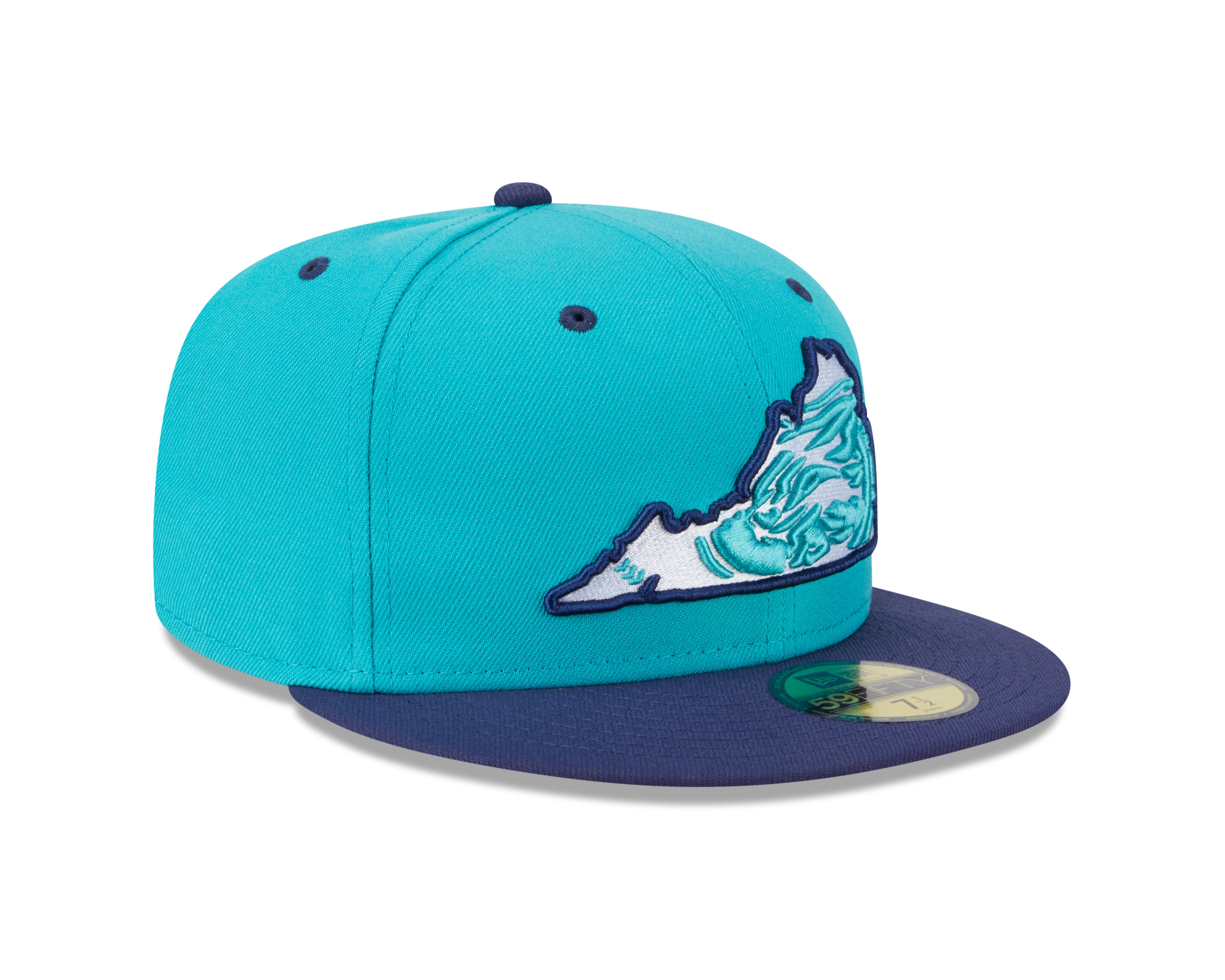 New Era - 59fifty Fitted - MiLB - AC Perf - Lynchburg Hill Cats - Teal - Headz Up 