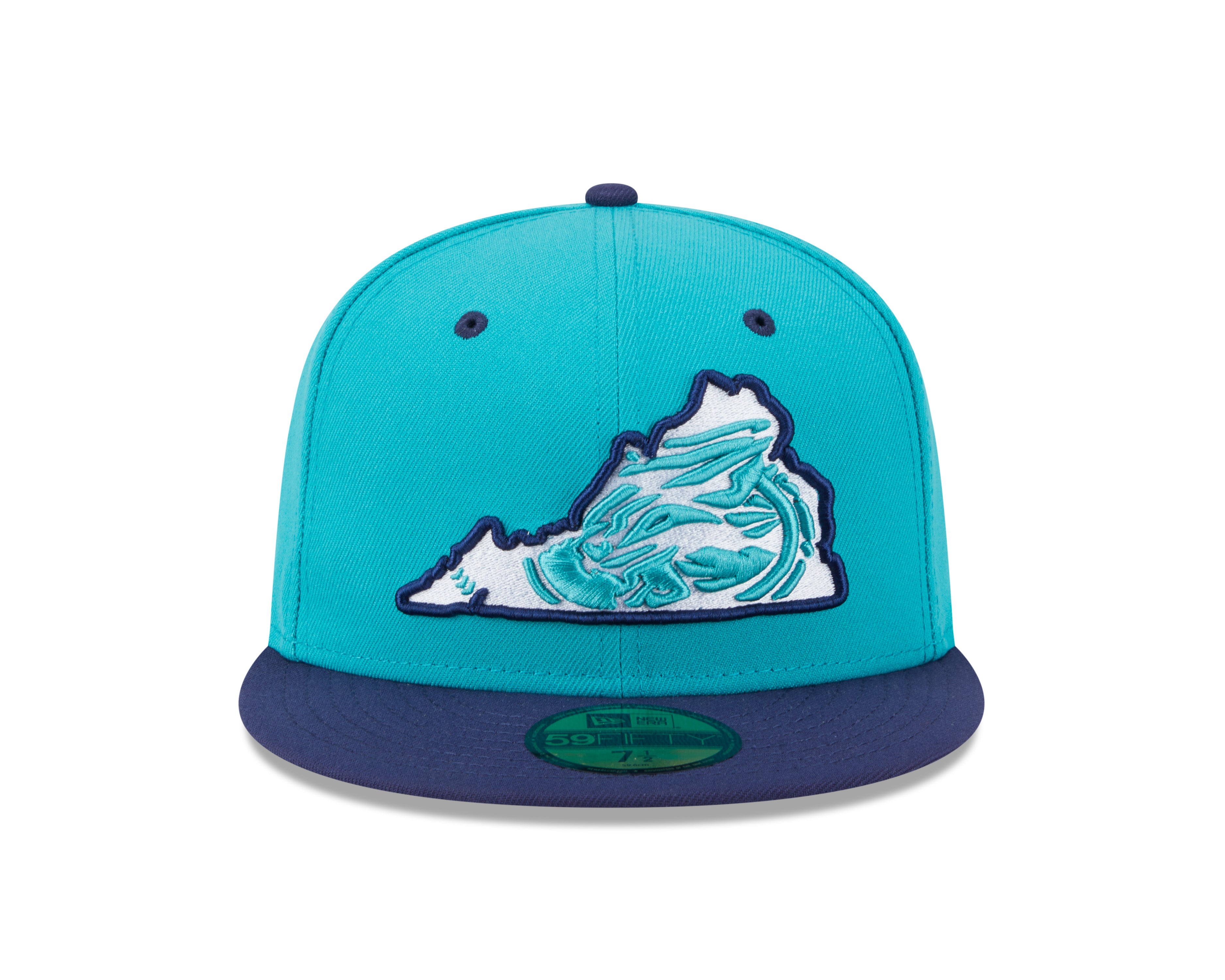 New Era - 59fifty Fitted - MiLB - AC Perf - Lynchburg Hill Cats - Teal - Headz Up 