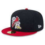 New Era - 59fifty Fitted - MiLB - AC Perf - Palm Beach Cardinals - Navy/Red - Headz Up 