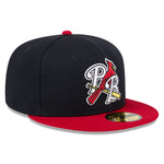 New Era - 59fifty Fitted - MiLB - AC Perf - Palm Beach Cardinals - Navy/Red - Headz Up 